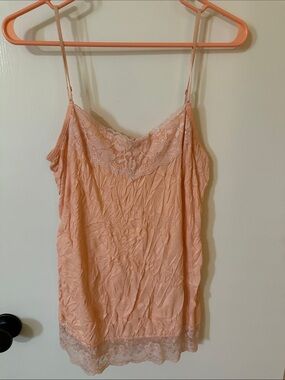 Maurices Peach Lace-Trim Camisole